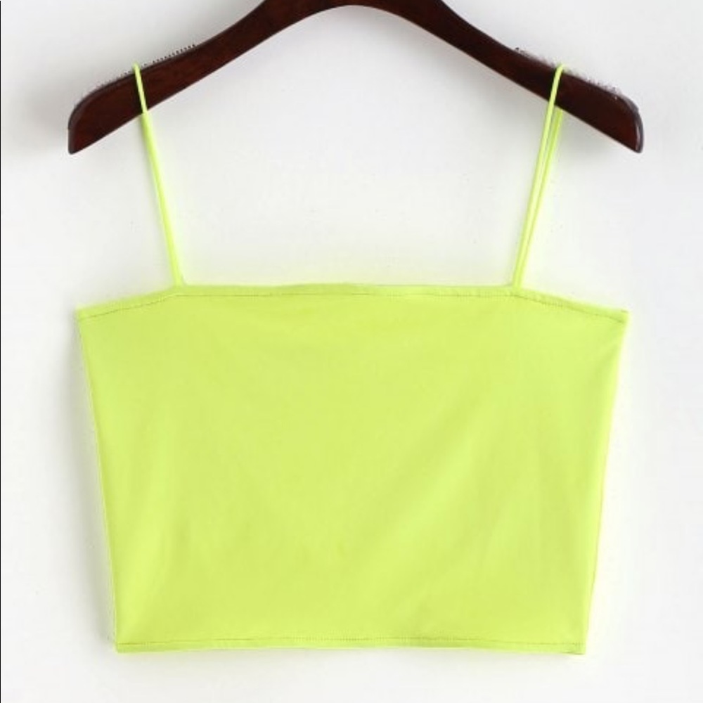 Neon Green Crop Top